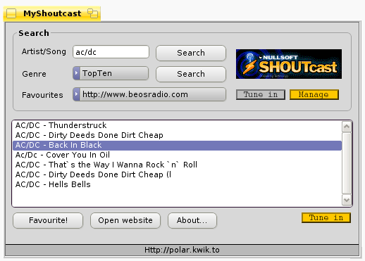 MyShoutcast